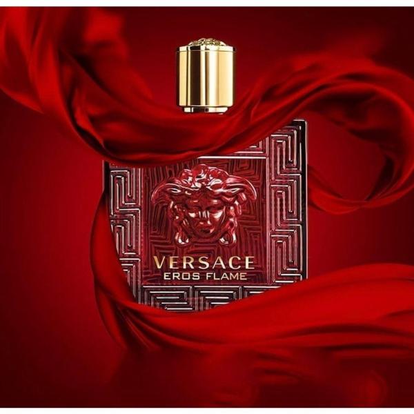 Versace Eros Flame Eau de Parfum for Men - Intense Designer Fragrance 100ml